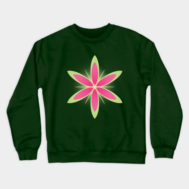 Elsa Frozen Fever  Flower Crewneck Sweatshirt by Interstellar